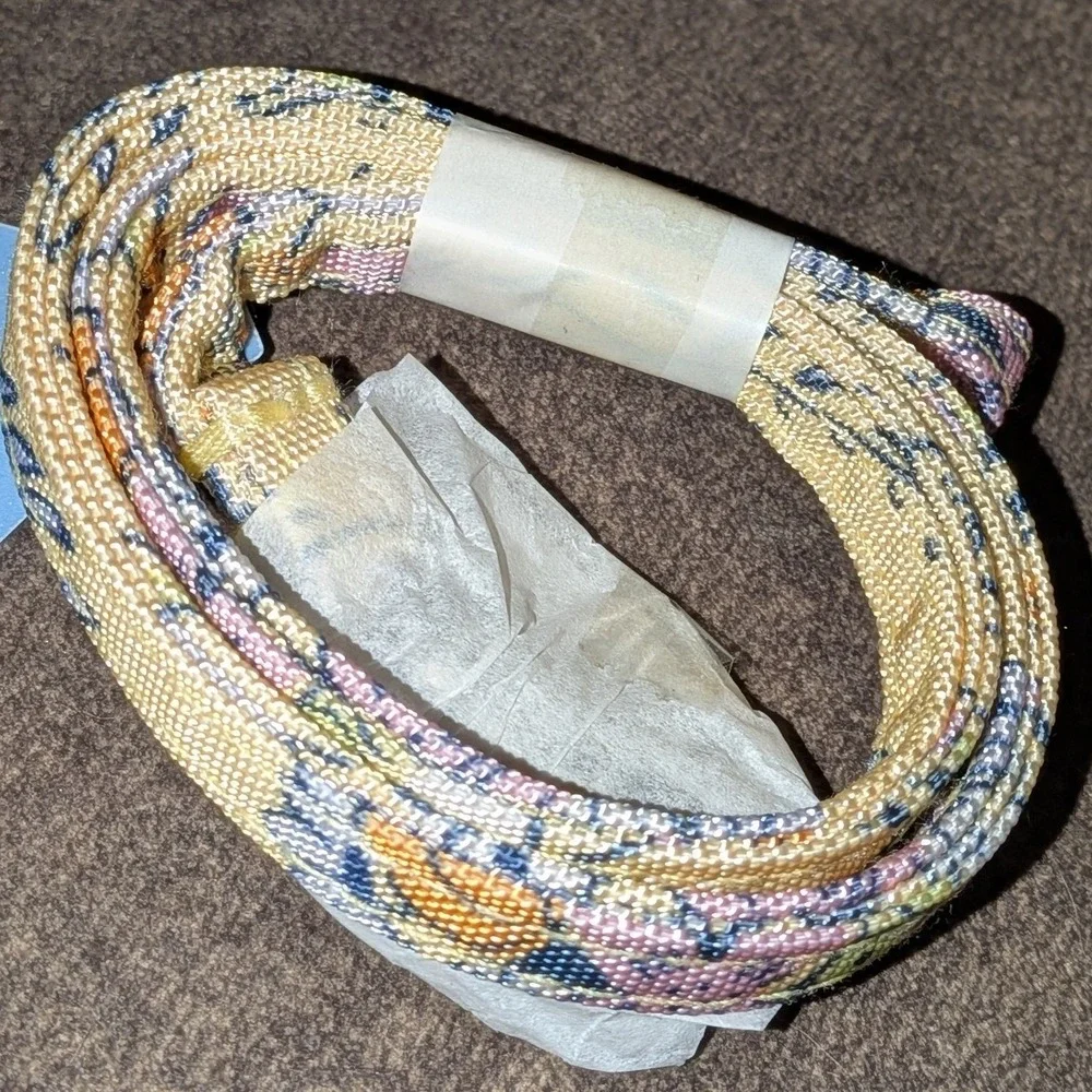 Vera Bradley ReActive Lanyard Sunlit Garden Floral Yellow 26692-12550 NWT
